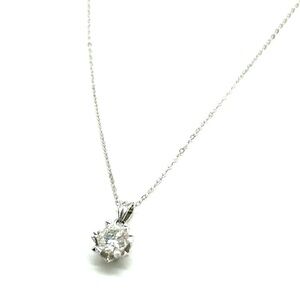 Silver 1CTW Moissanite Solitare Pendant